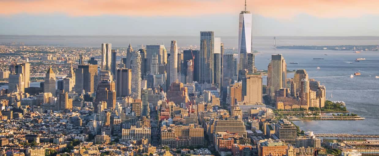 Nwe York City at Sunset